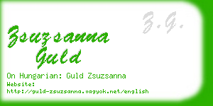 zsuzsanna guld business card